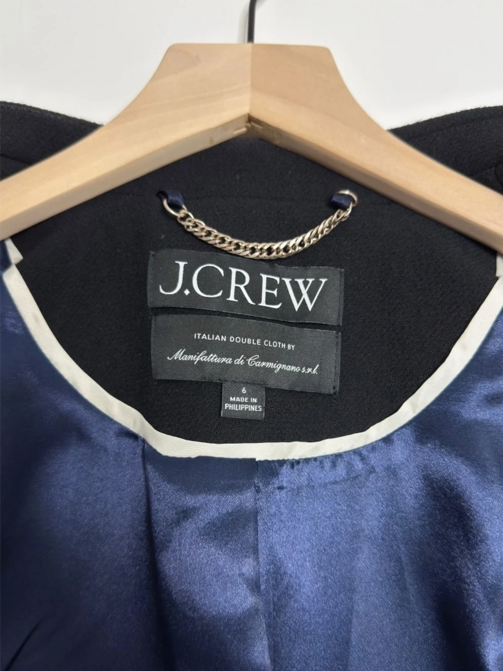 J. Crew Evening Blazer Jacket in Italian Double Cloth Wool - Picture 6 of 7